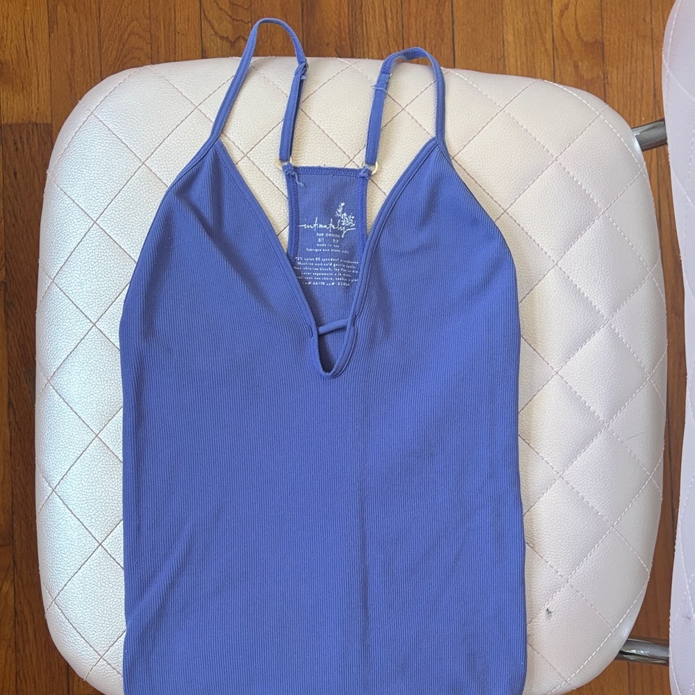 Free People Blue/Purple Bodysuit